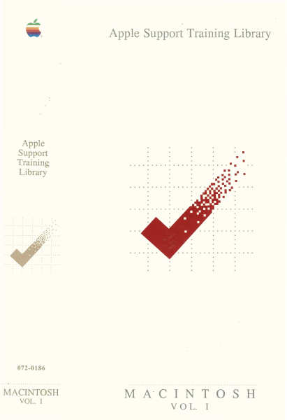 072 0186 Apple Support Training Library Macintosh Vol I page 1